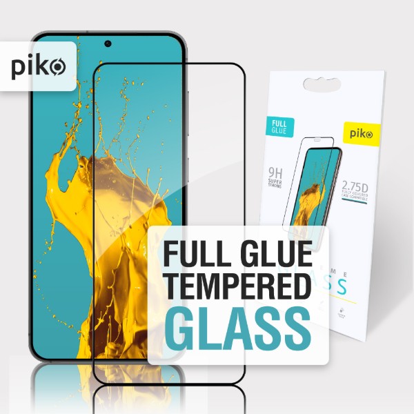 Фото - Защитное стекло для смартфона Piko 9H for Samsung Galaxy S25 Black (1283126609831)